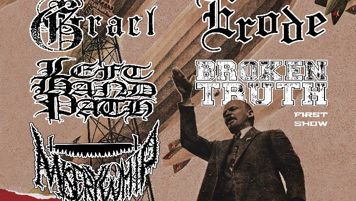 Misery Whip, Grael, Erode, Left Hand Path, & Broken Truth @ HLR