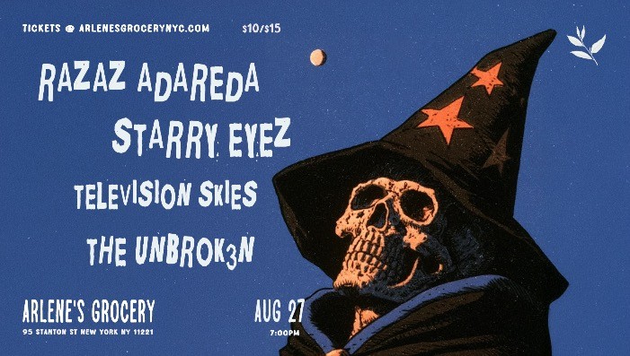 Razaz Adareda / Starry Eyes / Television Skies / THE UNBROK3N