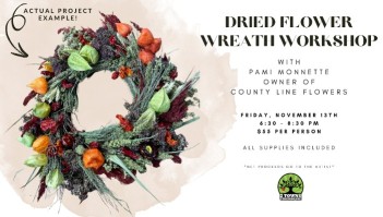 Dried Flower Wreath Workshop