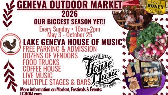 GENEVA OUTDOOR MARKET : SUNDAYS, 10AM-2PM, MAY - OCT : FREE Entry