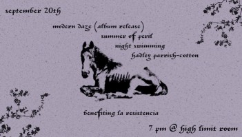 Night Swimming, Summer of Peril, Modern Daze & Hadley Parrish-Cotton