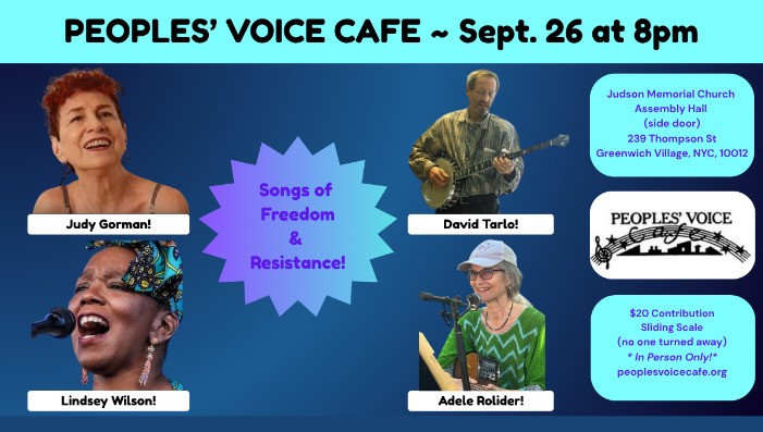 Songs of Freedom and Resistance (IN PERSON)