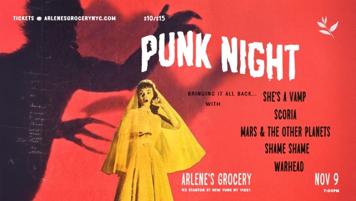 SHE'S A VAMP / SCORIA / Shame Shame / Mars & The Other Planets / WARHEAD