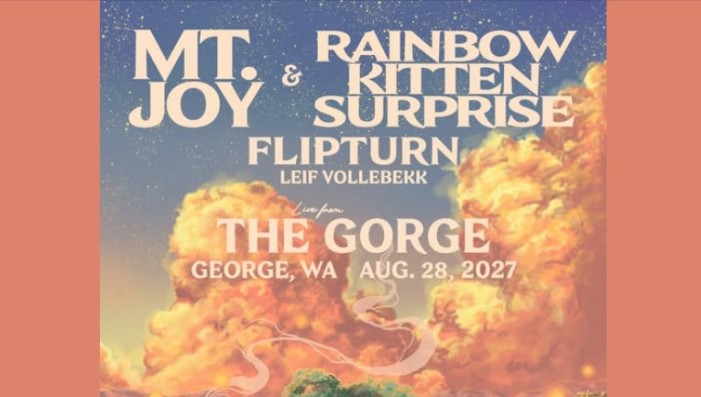 Mt. Joy and Rainbow Kitten Suprise Camping August 27 - 29, 2027