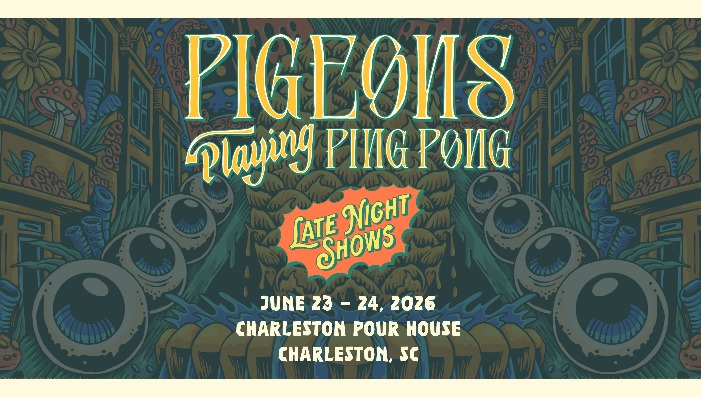 Pigeons Playing Ping Pong - 2 Nights at Charleston Pour House